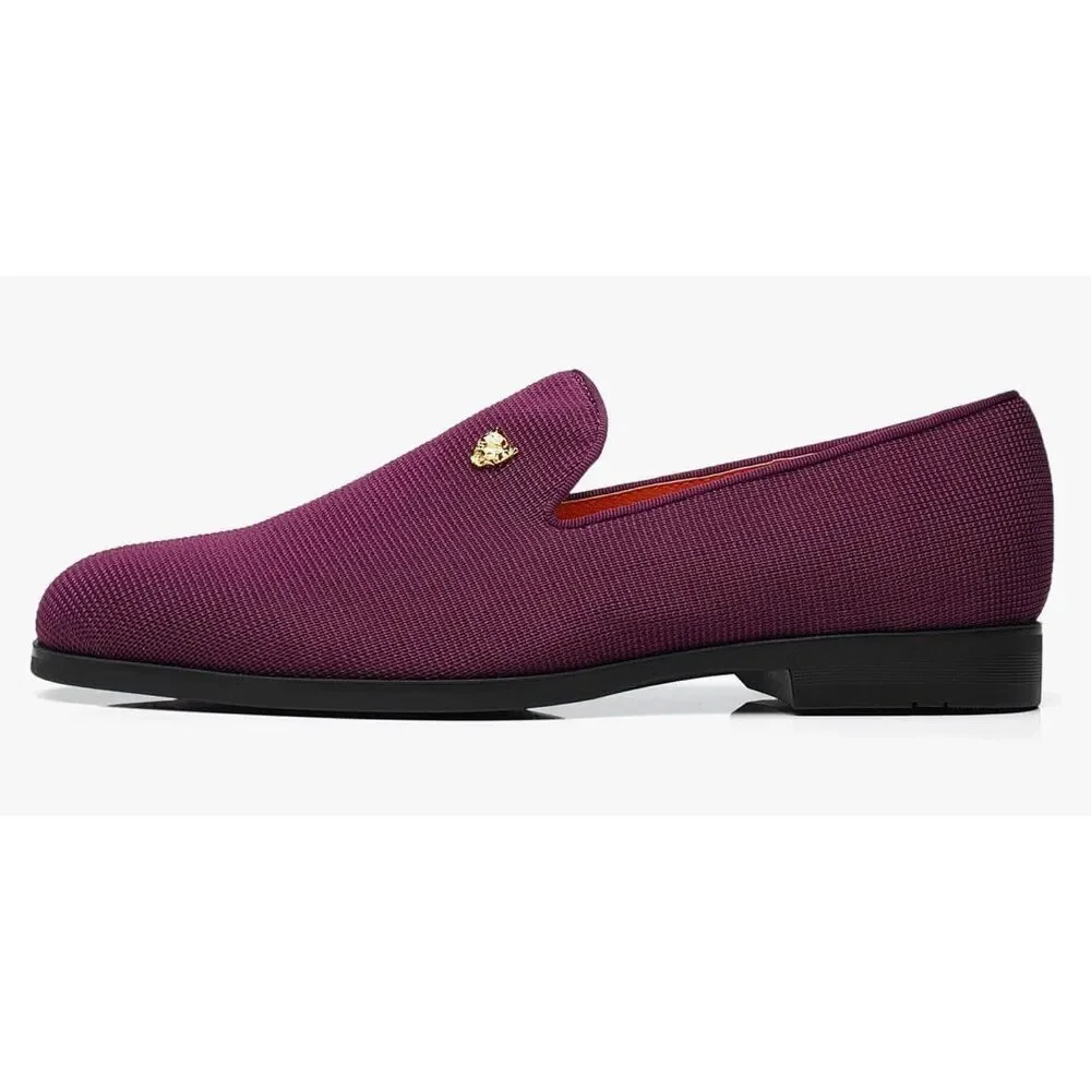 Foevtrue Men's Dress Loafers Stylish Flying Woven Party Shoes Size 9.5